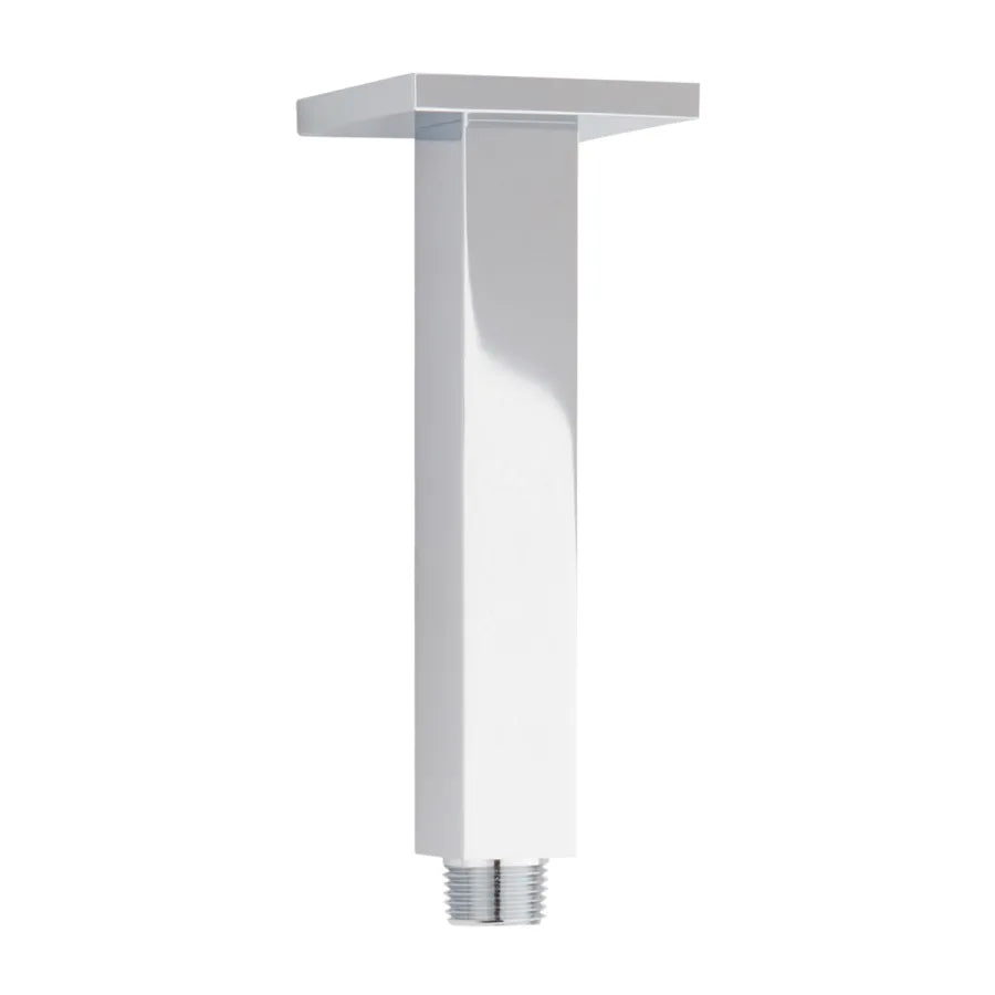 Signature Hardware 6" Modern Square Ceiling Mounted Shower Arm and Flange 449690