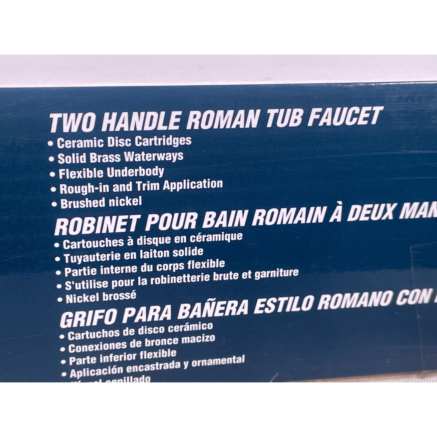 PROFLO Roman Tub Faucet with Rough-In and Trim Kit PF5270BN