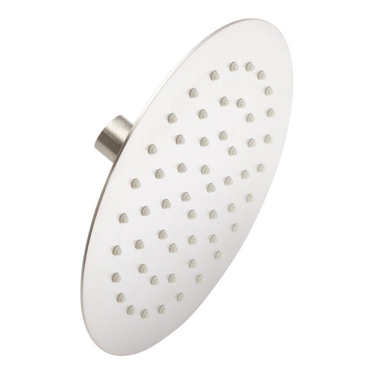 Signature Hardware 8" Contemporary Round Rain Shower Head 1.8 GPM Brushed Nickel